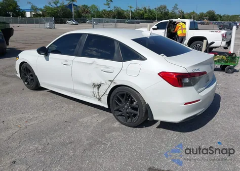 2022 Honda Civic Sport из США, поврежденный, VIN 2HGFE2F52NH534261